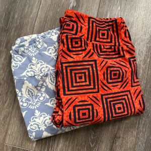 Two pairs of LuLaRoe leggings